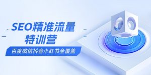 SEO精准流量特训营，百度微信抖音小红书全覆盖，带你搞懂搜索优化核心技巧-康仁安资源
