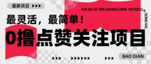 【0撸】最新点赞关注小项目，1毛起赚，1块起提-康仁安资源