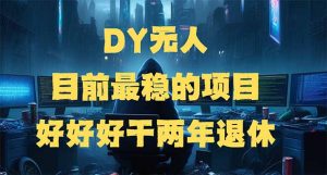 DY无人，目前最稳的项目，矩阵放大边旅游边赚钱，好好好干两年退休-康仁安资源