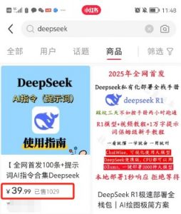 利用热门DeepSeek赚钱项目，多种变现方式小白也能盲赚3W+，就是用这个方法-康仁安资源