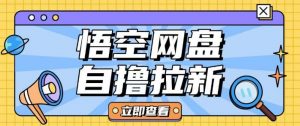 全网首发悟空网盘云真机自撸拉新项目玩法单机可挣10.20不等-康仁安资源
