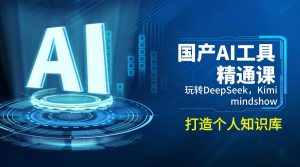 国产AI工具精通课，玩转DeepSeek，Kimi，mindshow，打造个人知识库-康仁安资源