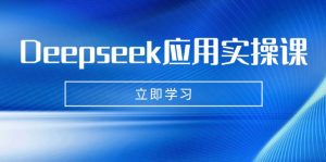 Deepseek应用实操课：AI制作数字妈妈、写真、短视频，辅导作业，PPT制作等-康仁安资源