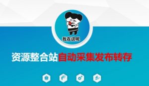 资源整合站自动采集发布转存，解放双手-康仁安资源