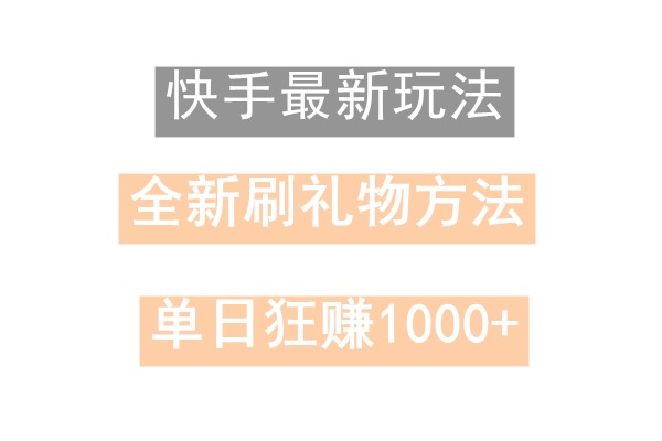 快手无人直播，过年最稳项目，技术玩法，小白轻松上手日入500+-康仁安资源
