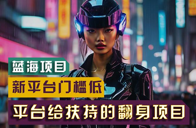 【蓝海项目】新平台无脑搬运，翻身项目 门槛低 小白也能轻松上手 日入500+-康仁安资源