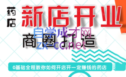 张云老师·药店新店开业商圈打造-康仁安资源