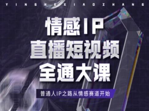 情感IP直播短视频全通大课，普通人IP之路从情感赛道开始-康仁安资源