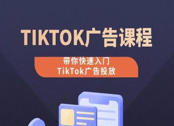 TikTok广告投放课程，从0-1实操课，带你快速入门TikTok广告投放-康仁安资源
