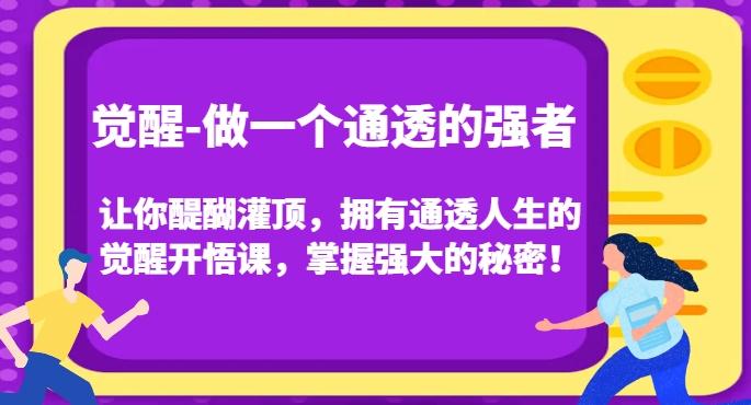 觉醒-做一个通透的强者，让你醍醐灌顶，拥有通透人生的觉醒开悟课，掌握强大的秘密！-康仁安资源