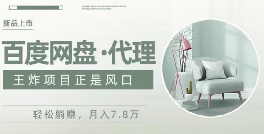 度盘代理，月入7w保姆级全方位教程-康仁安资源