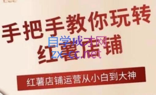 海燕老师·2024手把手教你玩转红薯店铺-康仁安资源