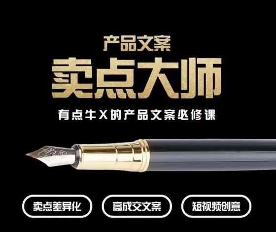 产品文案【卖点大师】高转化电商，有点牛X的产品文案必修课-康仁安资源