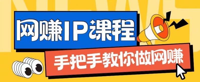 ip合伙人打造1.0，从0到1教你做网创，实现月入过万【揭秘】-康仁安资源