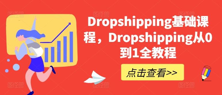 Dropshipping基础课程，Dropshipping从0到1全教程-康仁安资源