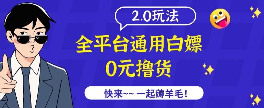 外面收费2980的全平台通用白嫖撸货项目2.0玩法【仅揭秘】-康仁安资源