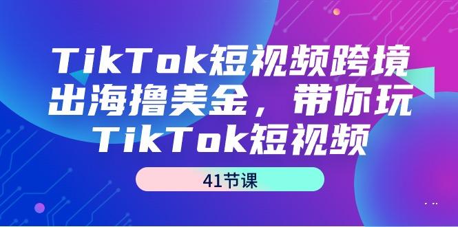 TikTok短视频跨境出海撸美金，带你玩TikTok短视频(41节课)-康仁安资源
