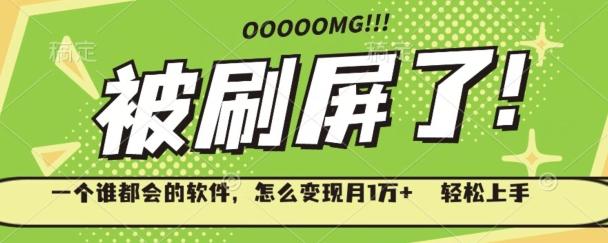 一个谁都会的软件，怎么变现月1万+轻松上手-康仁安资源