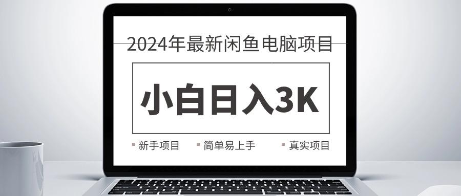 2024最新闲鱼卖电脑项目，新手小白日入3K+，最真实的项目教学-康仁安资源