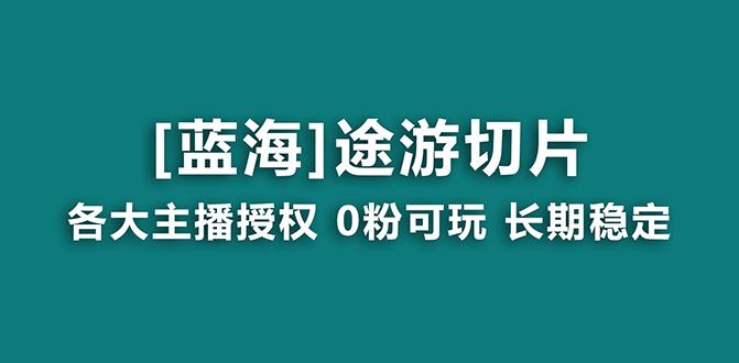 抖音途游切片，龙年第一个蓝海项目，提供授权和素材，长期稳定，月入过万-康仁安资源