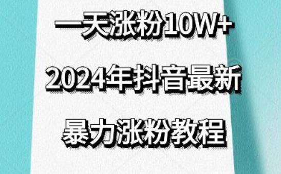 抖音最新暴力涨粉教程，视频去重，一天涨粉10w+，效果太暴力了，刷新你们的认知【揭秘】-康仁安资源