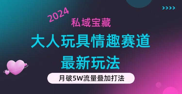 私域宝藏：大人玩具情趣赛道合规新玩法，零投入，私域超高流量成单率高-康仁安资源