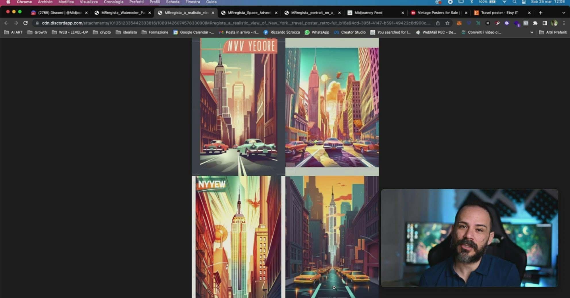 图片[10]-Midjourney AI人工智能创建和销售令人惊叹的海报教程-10节课-中英字幕-康仁安资源