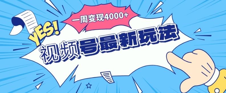视频号最新玩法，几分钟一个作品，广告收益翻倍，一周变现4000+-康仁安资源
