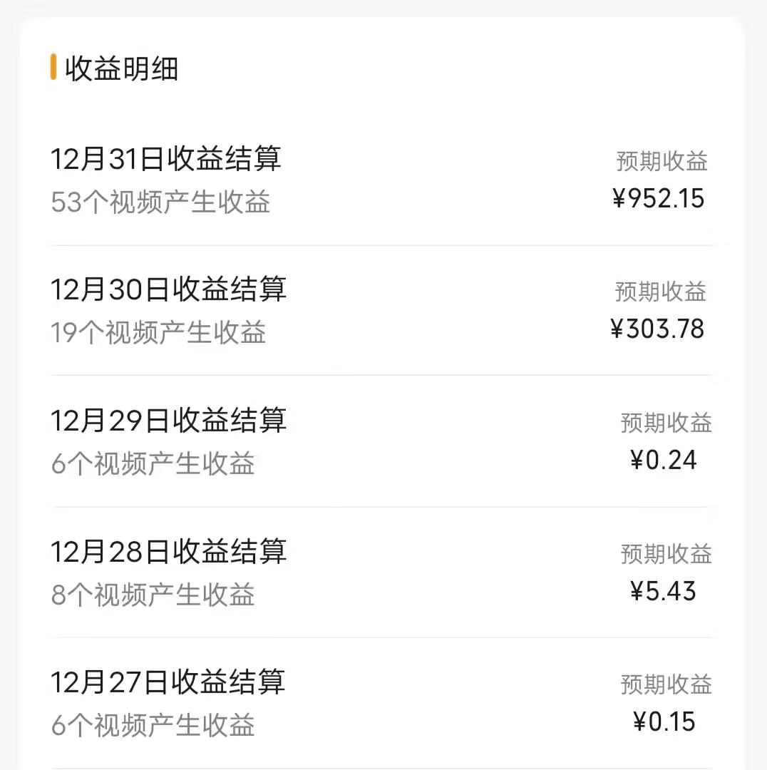 (8550期)每天半小时轻松月入过万，适合任意人群，小白无脑操作，AI条条原创视频-康仁安资源