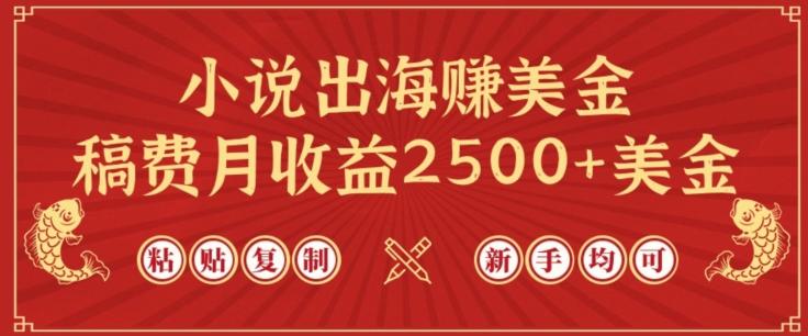 小说出海赚美金，稿费月收益2500+美金，仅需chatgpt粘贴复制，新手也能玩转【揭秘】-康仁安资源