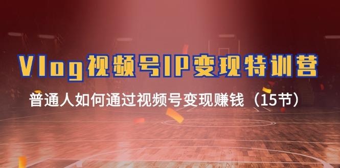 Vlog 视频号IP变现特训营，普通人如何通过视频号变现赚钱(15节-康仁安资源