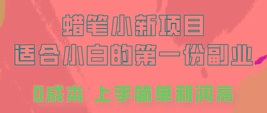 蜡笔小新项目拆解，0投入，0成本，小白一个月也能多赚3000+-康仁安资源